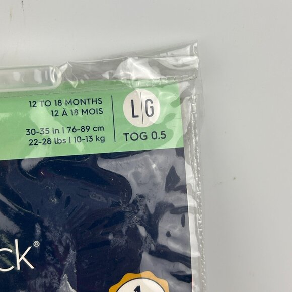 HALO SleepSack 100% Cotton Pink Wildflower Print Zip Large 12-18 Mos TOG 0.5 - Picture 3 of 11